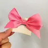 Corea del Sur escapó Pinza para el pelo de niña Princess roja con lazo tridimensional lindo clip para el pelo de niños todo a juego accesorios
