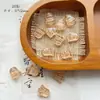 Série rosa contas de vidro tcheco doméstico sino de pássaro pena feito à mão folhas ouro pulseira diy acessórios de material