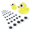 Pegatinas de actividad para ojos en blanco y negro con respaldo adhesivo para manualidades infantiles, accesorios para el cabello con forma de globo ocular, venta al por mayor.