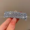 Novo Grampo de Cabelo Coreano Super Brilhante de Cristal BB 2025 Exquisito Grampo de Cabelo com Diamante Cintilante Acessível Luxo Clipe Lateral de Strass para Franja