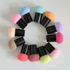 Esponja de maquillaje con forma de hongo, brocha para base, esponja beauty blender, borla de maquillaje para uso húmedo y seco, herramienta de maquillaje no absorbente