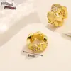 Colgante antiguo de oro estilo chino con cuenta de gota de aceite tridimensional, colgante con material para pulsera de cuentas DIY, collar, joyería