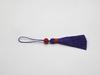 Xinfang 13cm Borla com Contas Fio de Costura Colorido Contrastante Pingente de Marcador de Página com Borla Colorida Acessórios da Dinastia Han Fabricante Joias com Contas Atacado