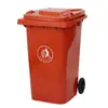 Bote de Basura para Exteriores con Ruedas, Contenedor de Basura Grande de Clasificación, Bote de Basura Grande de 240 Litros para Calles, Centros Comerciales, Escuelas