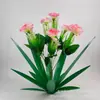 Adornos Metálicos de Agave de Hierro Transfronterizos Artesanías de Hierro Decoraciones para Plantas de Jardín al Aire Libre Césped Tulipanes