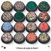 Série de Natal 16 Cor 5mm Cerâmica Macia Misto Boneco de Neve Meias Nail Art Sequins Esmalte Cola Gota Cola Material de Maquiagem