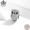 Pulsera Evelle Original Animal Series Búho s925 con cuentas de plata esterlina, nuevo producto transfronterizo, accesorios de joyería con cuentas