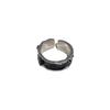 Anillo de apertura irregular de diamante que gotea aceite personalidad de nicho sentido de diseño simple anillo de dedo para comida accesorios de moda al por mayor mujeres