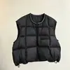 Chaleco Corto Casual Holgado de Gama Alta para Mujer 2026 Nuevo Sin Mangas Cálido Cuello Redondo Chal Delgado Versátil Ropa de Abrigo