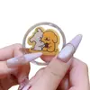Ouro Puro 999 Ouro Popular Sanrio Adesivo para Celular Desenho Hello Kitty Kuromi Cartão de Ouro 2mg Presente de Ano Novo