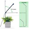 Lâmpada LED para plantas T5 plugável na tomada da Amazon USB para plantas suculentas em vasos internas, plug de solo, luz de preenchimento, telescópica