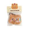 Bonito Speechless Bear Doll Pingente Broche Menina Coração Mochila Acessórios de Vestuário Coringa Chaveiro Pingente Atacado