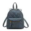 La popular mochila casual simple y a la moda para ir al trabajo de este año 2023, bolso para mujer, mochila portátil con bordado de hilo de rombos