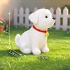 Miniatura de paisaje lindo cachorro de dibujos animados figura accesorios de decoración DIY para escritorio y coche