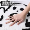 Alfombra Jacquard de Terciopelo Fantasma Hecha a Medida de Fábrica, Felpudo Absorbente de Agua Antideslizante para Entrada de Baño, Felpudo para Entrada, Alfombra para Vestíbulo