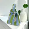 Bolso de Mano de Punto para Mujer Estilo Nuevo, Bolsa de Regalo para Fiesta de Mes Completo de Bebé, Regalo de Cumpleaños, Bolsa de Regalo de Dulces para Boda