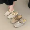 Sandalias cerradas para mujer con plataforma interior, nuevo estilo verano 2026, malla transpirable, elegante diseño Mary Jane, adecuadas para combinar con vestidos