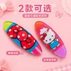 Pinza para el pelo de gato de dibujos animados con lazo, ovalada, pinza lateral, pinza para flequillo de frente de niña linda, accesorio para el pelo
