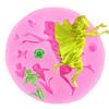 Asas de Anjo Menina Fada das Flores Molde de Silicone Flor Flip Açúcar Chocolate Molde Decorativo para Assar