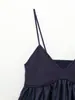Ropa de Mujer 2026 Verano Nuevo Estilo Estilo Europeo y Americano Estilo Puro Deseo Top Camisola de Punto Empalmado Cuello en V de Color Sólido