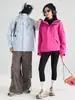 Chaqueta Deportiva Cortavientos Desmontable Tres en Uno Hecha a Medida de Fábrica Original para Montañismo al Aire Libre para Hombres y Mujeres, Versión Engrosada de Invierno