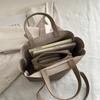 Set de Bolso Grande de Mano para Mujer 2025 Verano Nuevo Estilo Lazo Casual Simple Bolso de Axila Bolso de Hombro Único Cruzado