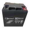 Bateria MATRIX MATRIX 12V24AH NP24-12 Fonte de alimentação de backup para sala UPS/EPS, tela DC