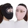 Mascarilla facial elegante y de alta calidad para mujer, nuevo modelo de invierno 2026, a prueba de viento, resistente al frío, adecuada para ciclismo, proporciona calor, es engrosada para protección adicional y cuenta con un protector de cuello para prevenir la congelación