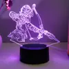 The Legend of Zelda The Breath of the Wilderness The Tears of the Kingdom Link Pequeño Lingke Chasis Periférico Adornos Decoración Luz Nocturna 3D