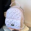 Mochila Matelassê de Nicho de Alta Qualidade Feminina 2025 Nova Moda Versátil para Deslocamento Trabalho/Escola Bolsa de Ombro Único Bolsa de Viagem Moderna