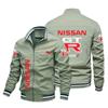 Casaco de moda europeia e americana para comércio exterior masculino GT casual R Street moto bonito Jaqueta esportiva masculina tamanho grande jaqueta com logo de carro