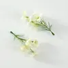 Simulación Flor de Pensamiento de Cinco Pétalos Cabeza Tres Colores Decoración de Boda DIY Material de Flor Hecha a Mano Arreglo de Pared de Flores Accesorios de Flores Artificiales