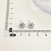 Pendientes de Cruz de Zirconia Transfronterizos para Hombres, Pendientes Deslumbrantes de Rayo Nicho para Mujeres, Nuevo Modelo 2026, Envío 24H