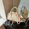 Bolso cruzado Boston transfronterizo para mujer, nuevo bolso cruzado versátil de verano 2026, bolso de hombro casual de nicho para mujer