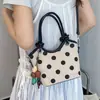 Exquisito Bolso de Lunares de Nicho para Mujer 2026 Nueva Moda Bolso Cruzado Versátil con un Toque de Lujo y Elegante Bolso de Mano Bolso Cubo