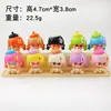 Decoração de Carro Criativa Fofa de Desenho Animado, Brinquedo Tendência Luminoso, Ornamento de Mesa de Resina 3D Fofo, Brinquedo Infantil Saco Surpresa