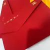 Fabricante de Tarjetas de Felicitación Tarjeta de Agradecimiento Personalizada para el Cliente Tarjeta de Papel Bronceado con Bendiciones Estilo Chino Invitación Festiva Impresión de Sobres