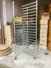 Grade de resfriamento para chá grade de secagem grade de espalhar e secar ferramentas para fazer chá cesto de bambu grade de bambu grade de colocação de peneira de bambu estrutura de ferro