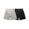 Ropa de Hombre Beijie Verano 2026 Nuevo Lavado Bordes Deshilachados Parches Pantalones Cortos Holgados para Hombre Ropa de Trabajo Casual Pantalones de Cinco Puntos
