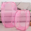 Cesto de Roupa Suja de Malha Portátil Dobrável Cesto para Roupas Sujas Armazenamento Doméstico Armazenamento de Brinquedos Infantis Armazenamento de Roupas