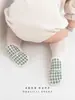 Calcetines antideslizantes de algodón para bebé, de primavera y otoño, para recién nacidos, de tubo medio, de clase A, para otoño e invierno