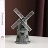 Adornos Creativos de Molino de Viento Holandés, Artesanías, Decoración Retro Europea para Estanterías, Gabinete de Sala de Estar, Gabinete de Vino, Librero, Muebles Pequeños