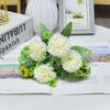 Bola de flores artificiais florais transfronteiriça crisântemo simulação buquê sala de estar casa decoração flor de seda flor artificial artesanato de comércio exterior