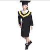 Uniforme de Doctor de Jardín de Niños para Niños de Nuevo Estilo, Vestido de Graduación para Estudiantes de Primaria, Uniforme de Licenciatura, Uniforme para Actuaciones, Disfraz para Foto de Graduación
