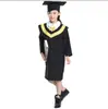 Nueva Ropa de Doctorado para Jardín de Infancia Ropa de Graduación para Estudiantes de Primaria Ropa Académica Sombrero Ropa para Mesa de Actuación Ropa para Foto de Graduación