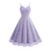 Vestido de Moda Europeu e Americano Transfronteiriço da Amazon com Alças Finas, Lantejoulas, Flare, Vestido Vintage