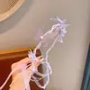Corona de Flores de Hada para Niños Diadema de Mariposa Diadema de Cinta de Princesa Accesorio para el Cabello de Actuación Escénica Estilo Antiguo Hanfu Fotografía Sombrero
