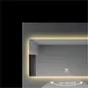 Espejo de Maquillaje Inteligente con Sensor Táctil, Espejo de Baño Antivaho, Espejo de Baño de Pared, Espejo de Maquillaje de Baño con Luz LED