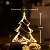 Luzes de Fio LED Luzes de Ventosa de Natal Estrela Lua Sino Luzes Decorativas com Ganchos Luzes de Ambiente Janela do Quarto Romântico