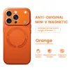 Capa de couro adequada para iPhone 17, acabamento fosco, magnética, capa de proteção completa dois em um para Apple 13 Pro, anti-queda